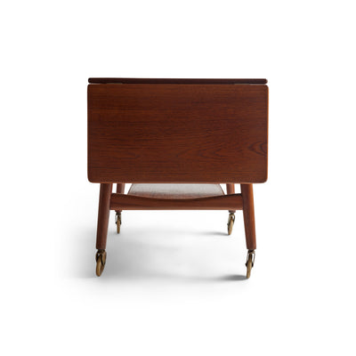 Vintage Bar Cart by Hans J. Wegner for Andreas Tuck