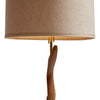 Sculptural Wood Table Lamp from USA