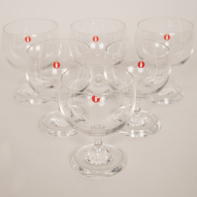 Cordial Glasses Set of 6 by Tapio Wirkkala for Iittala, 1952