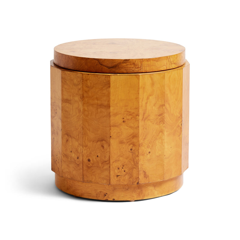 Burlwood Side Table by Edward Wormley for Dunbar