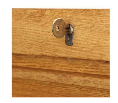 Cabinet with Tambour Door by Hans J. Wegner for Johannes Hansen