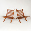 Folding Lounge Chair by Hans J. Wegner for Johannes Hansen