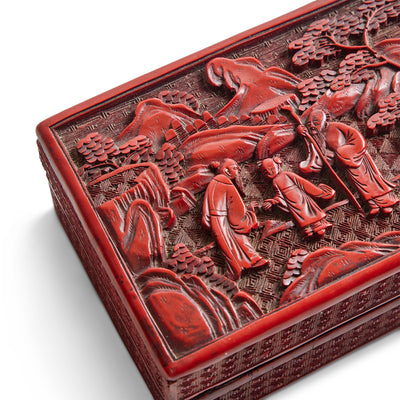 Cinnabar Box from China