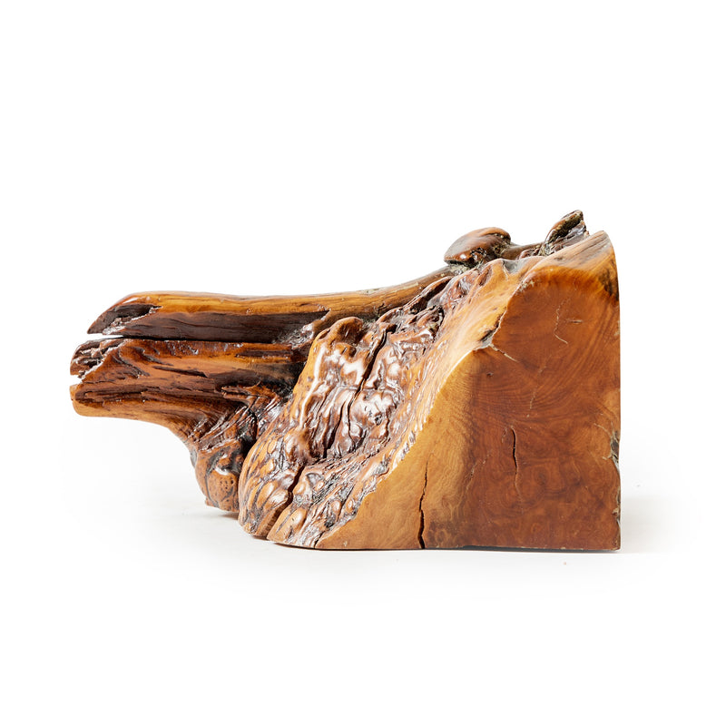Burl Bookend