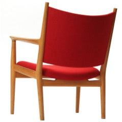 Oak Lounge Chair by Hans J. Wegner for Johannes Hansen