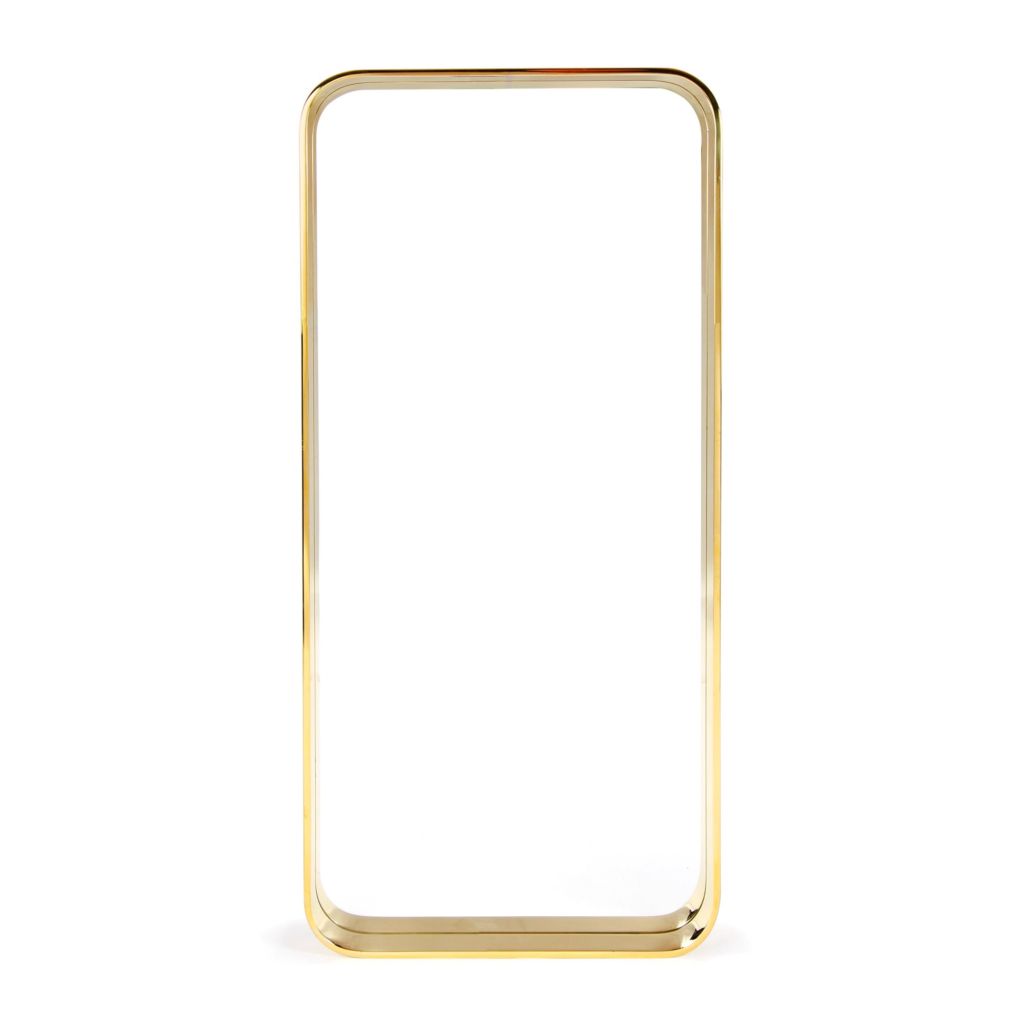 Soft Rectangle Wall Mirror in Bronze by WYETH, Made to Order