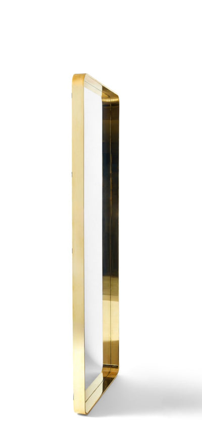 Soft Rectangle Wall Mirror in Bronze by WYETH, 2019