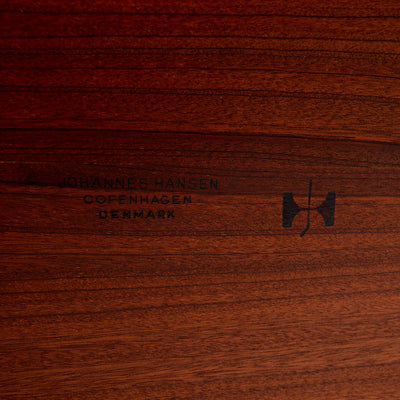 Teak and Oak Extension Dining Table by Hans J. Wegner for Johannes Hansen