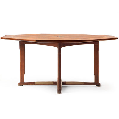 Octagonal Game or Dining Table by Edward Wormley for Dunbar