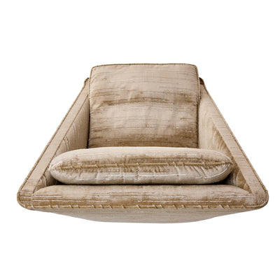 Darrell Lounge Chair in Cut Velvet by WYETH, 2000's