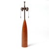 Turned Teak Table Lamp by ESA Denmark