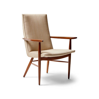 Armchair in Walnut and Fabric. Priced per chair. by George Nakashima for Widdicomb, 1957