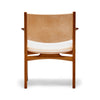 Teak Arm Oak Frame Armchair by Hans J. Wegner for Johannes Hansen, 1950s