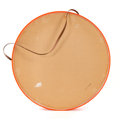 Round Leather Strap Mirror from Denmark