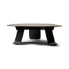 Chrysalis No. 2 Low Table in Blackened Steel by WYETH, Made to Order