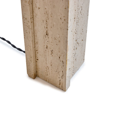 Travertine Table Lamp from Italy