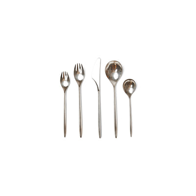 'Trinita' Sterling Silver Flatware Service for 12 by Hjordis Haugaard for COHR, 1960