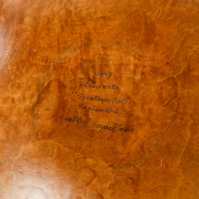 Stratum Hollow Form Sculpture by David Ellsworth, 1997