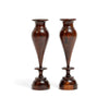 Lignum Vitae Candleholders