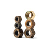 Polished Bronze Industrial Machine Nut by WYETH