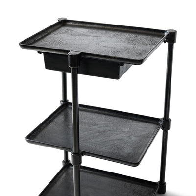 Three Tiered Cast Iron Table