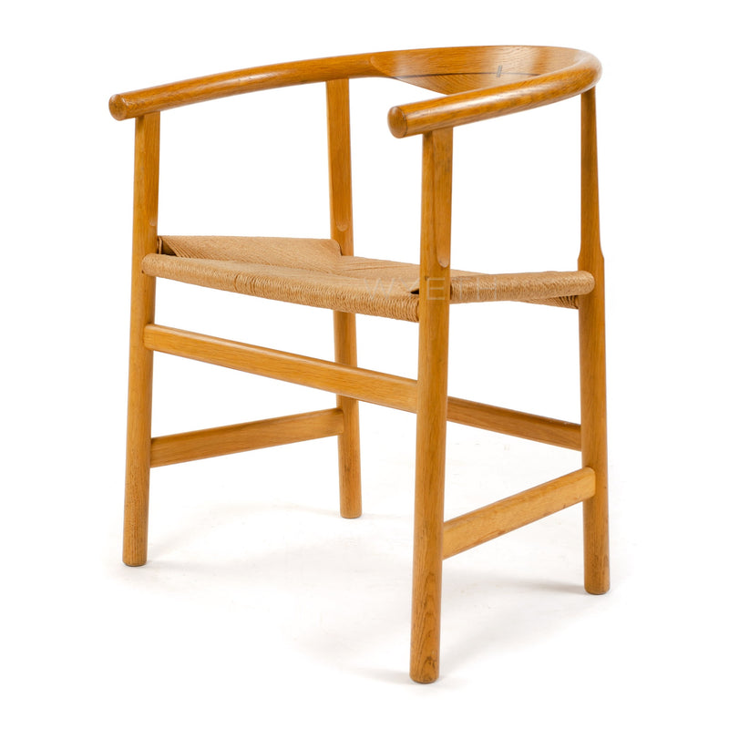 Oak Arm Chair with Wenge Inlay by Hans J. Wegner for PP Mobler