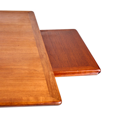 Teak and Oak Extension Dining Table by Hans J. Wegner for Johannes Hansen