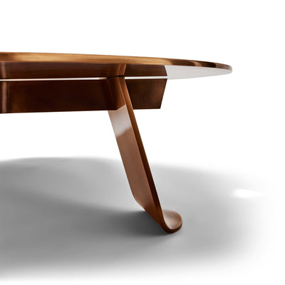 Chrysalis No. 1 Low Table in Natural Patinated Bronze by WYETH - WYETH