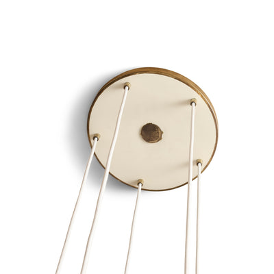 Murano Glass Five Sphere Pendant for Lightolier