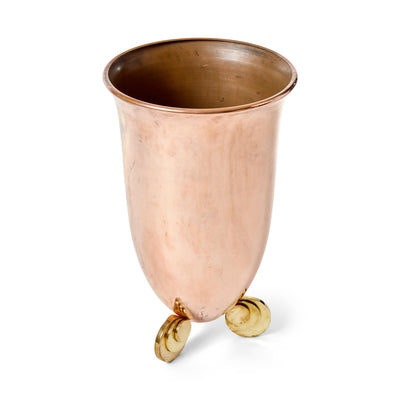 Large Copper Vase by Karl Springer