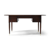 Walnut Desk with Drawers and Inset Leather Top by Edward Wormley for Dunbar, 1960s