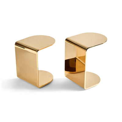 Half-Beam Side Table in Polished Bronze by WYETH, 2015