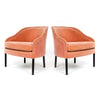 Sculptural Armchairs by Ward Bennett for Brickel Associates