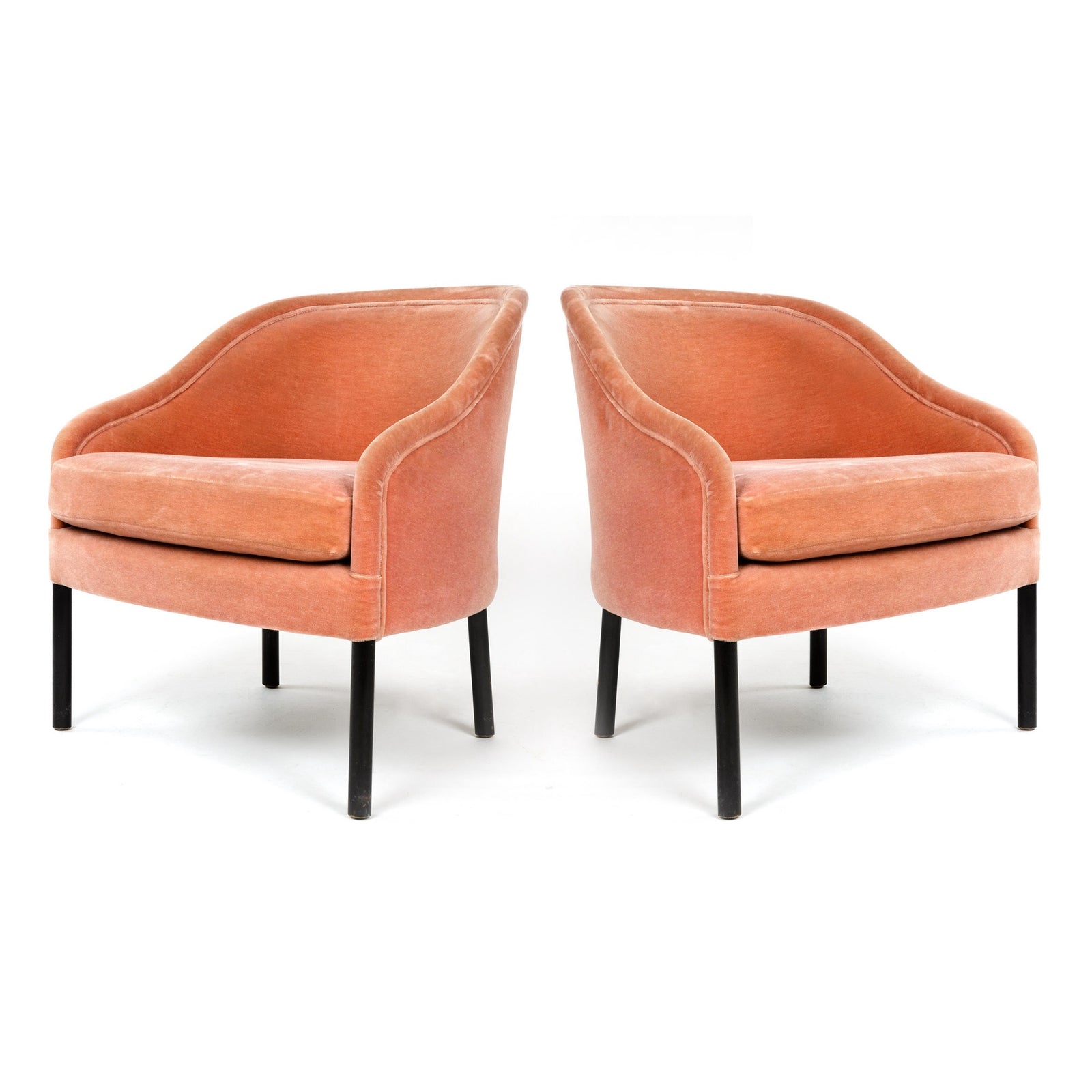 Sculptural Armchairs by Ward Bennett for Brickel Associates
