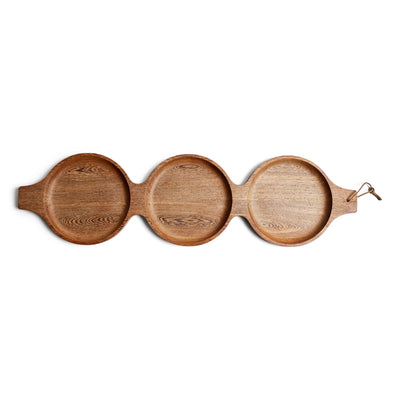 Triple Gourd Serving Tray by Th. Skjode Knudsen for Skjøde Skjern
