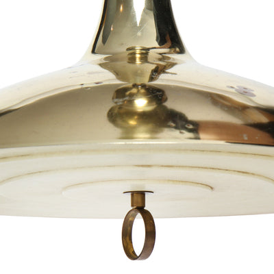 Retractable Height Brass Pendant for Lightolier