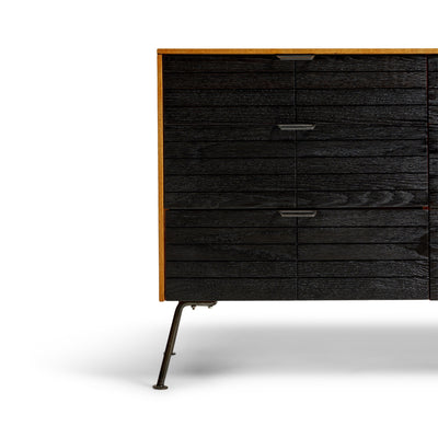 Brushed Oak Cabinet by Raymond Loewy for Mengel, 1950s
