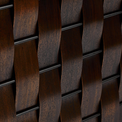 Woven Front Cabinet by Edward Wormley for Dunbar