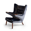 The AP 19 Papa Bear Chair and Stool by Hans J. Wegner for A.P. Stolen