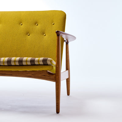 Danish Modernist Settee by Arne Vodder for Bovirke