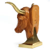 Carved Bull Sculpture from USA