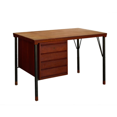 Small Writing Desk by Peter Hvidt & Orla Mölgaard-Nielsen for Soborg Mobler