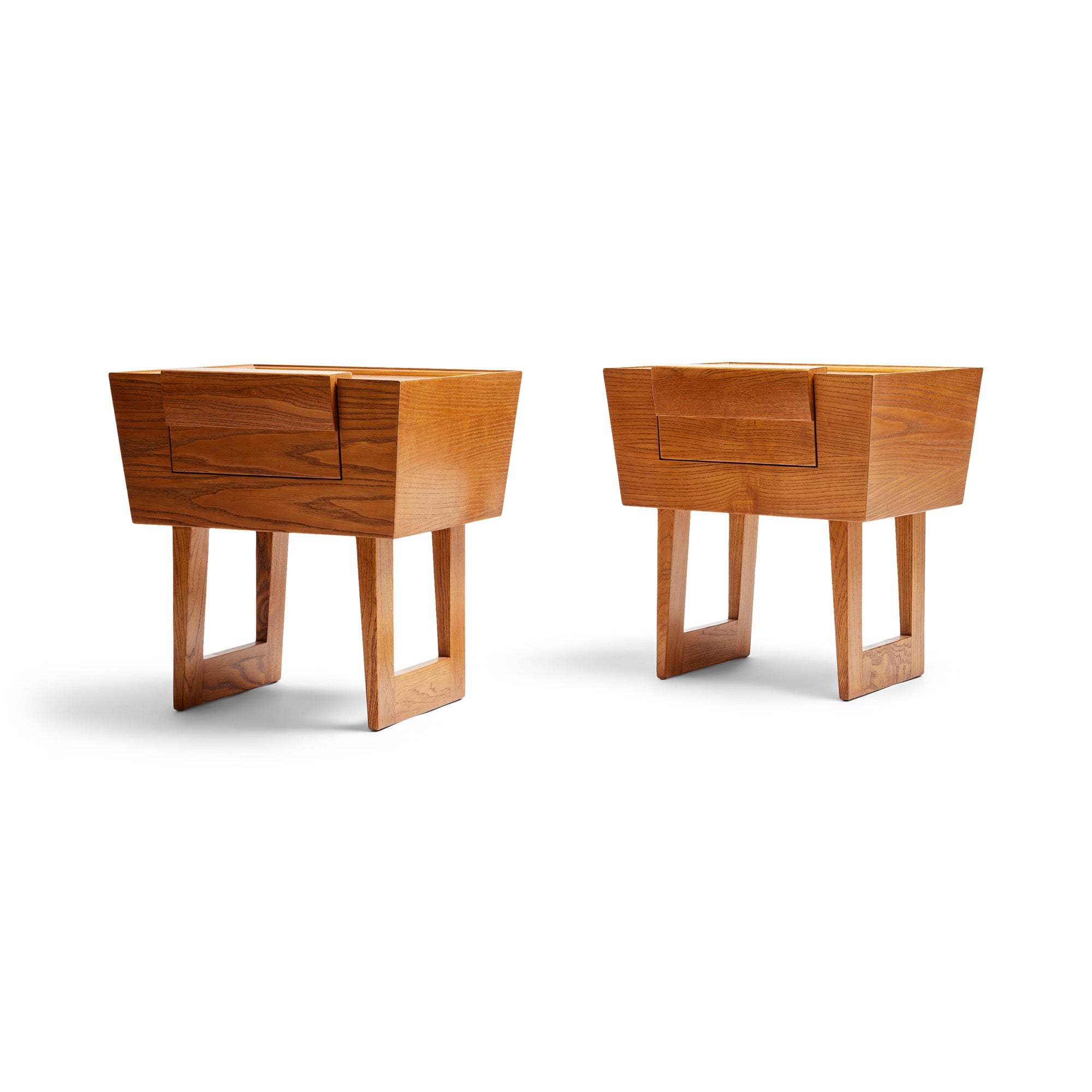 Trapezoidal Side Tables by Paul Laszlo for Brown-Saltman