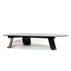 Chrysalis No. 1 Low Table in Blackened Steel with Zinc Finish by WYETH, Made to Order