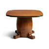 Unusual Barrel Base Game Table and Chairs Set for Old Hickory