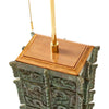 Archaic Bronze Table Lamp