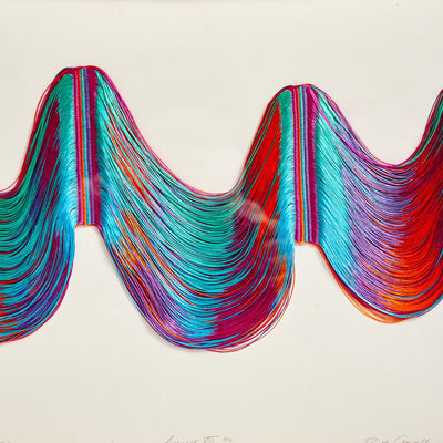 "Impressions of a Weave" by Ruth Gowell, 1989