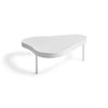 Original Biomorphic Low Table in White Steel by WYETH, Made to Order