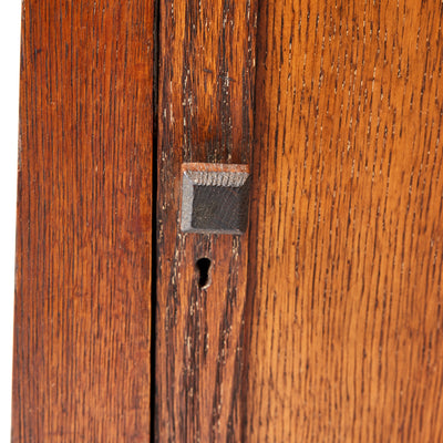 Solid Oak Storage Cabinet or Side Table for H. T. Cushman - WYETH