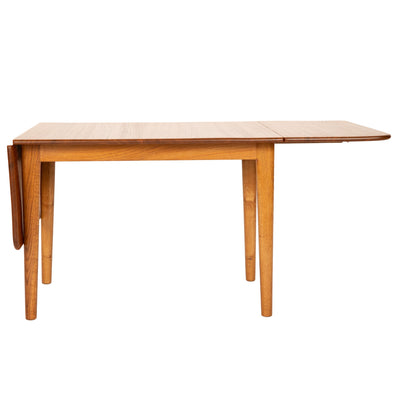 Teak Top Drop Leaf End Table by Hans Wegner, 1950's